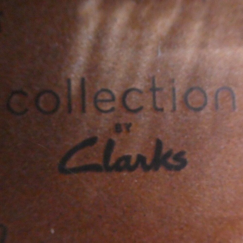Clarks Trish Calla Blue Suede Laser Cut Loafers Flats‎ Womens 8.5 - Picture 12 of 13